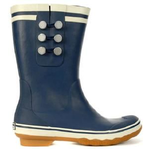NEW SPERRY women's saltwater tall rain boots in navy